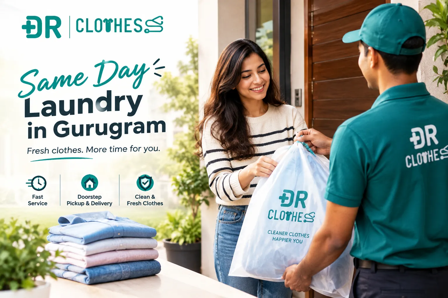 Same Day Laundry Service Gurugram | Fast & Reliable