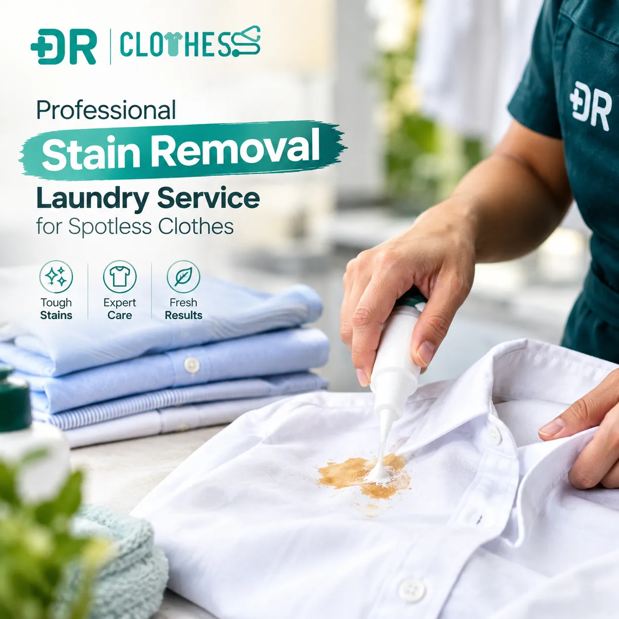 Professional Stain Removal Laundry Service for Spotless Clothes