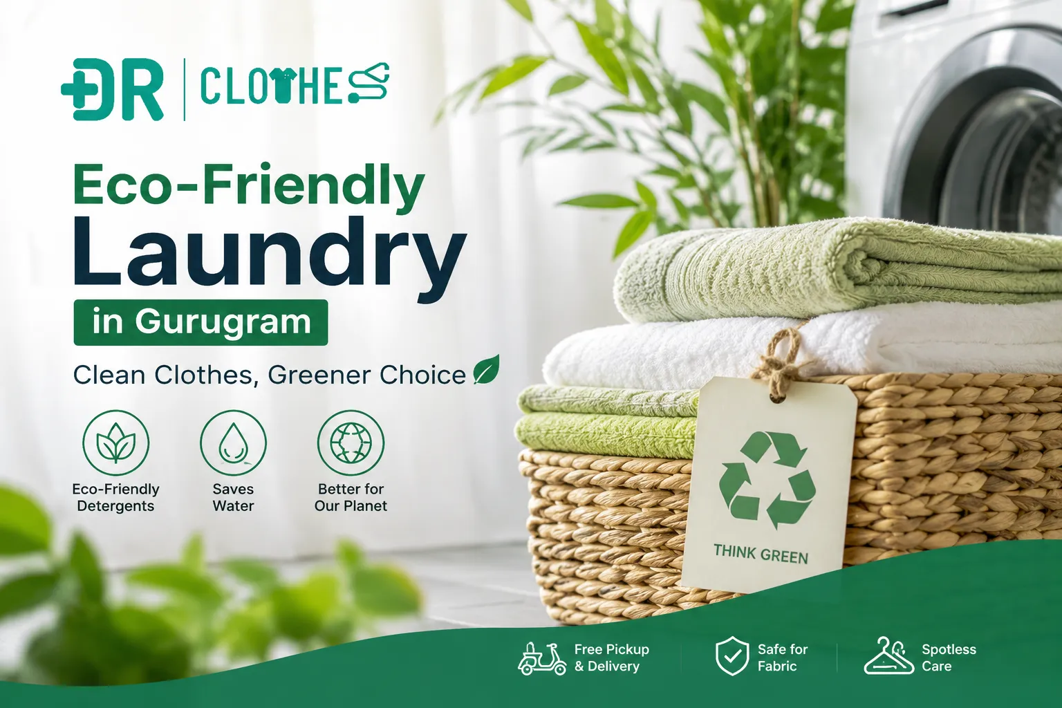 Eco-Friendly Laundry in Gurugram: Clean Clothes, Greener Choice 