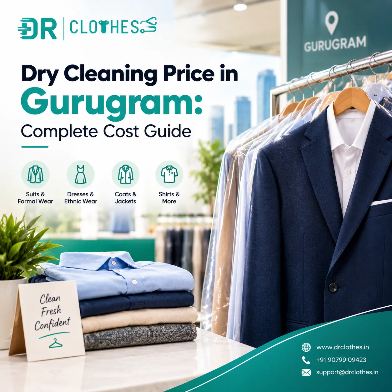 Dry Cleaning Price in Gurugram: Complete Cost Guide