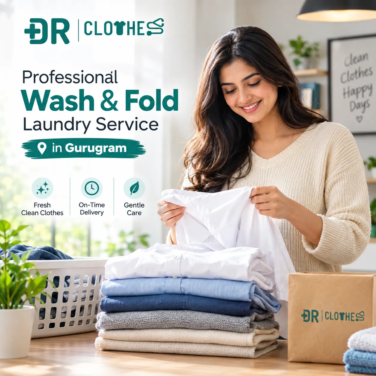 Professional Wash & Fold Laundry Service in Gurugram 