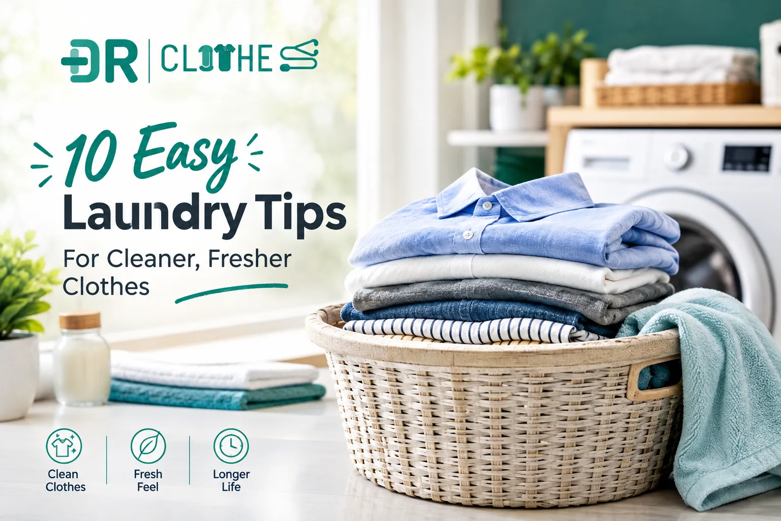 10 Easy Laundry Tips for Cleaner, Fresher Clothes