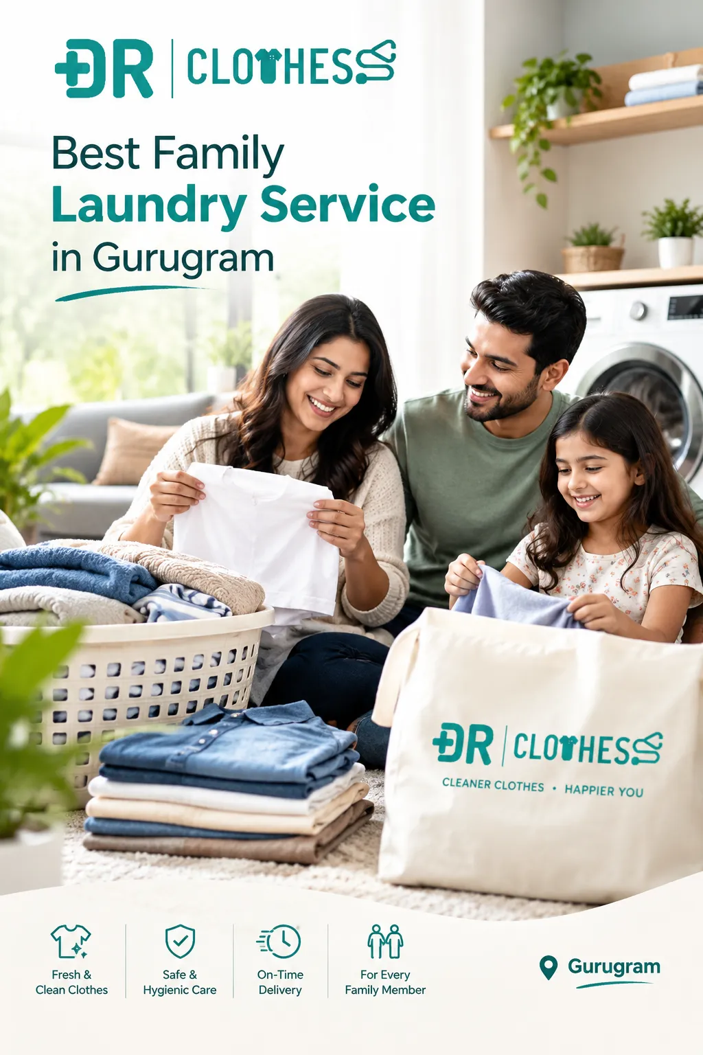 Best Family Laundry Service in Gurugram | Dr. Clothes 