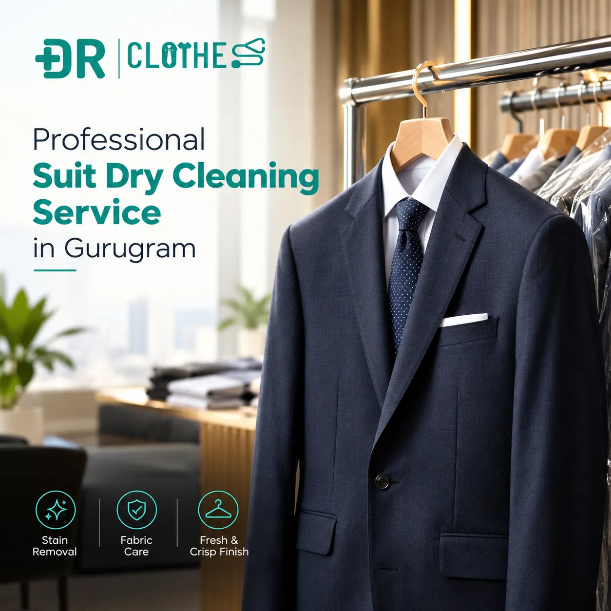 Professional Suit Dry Cleaning Service in Gurugram